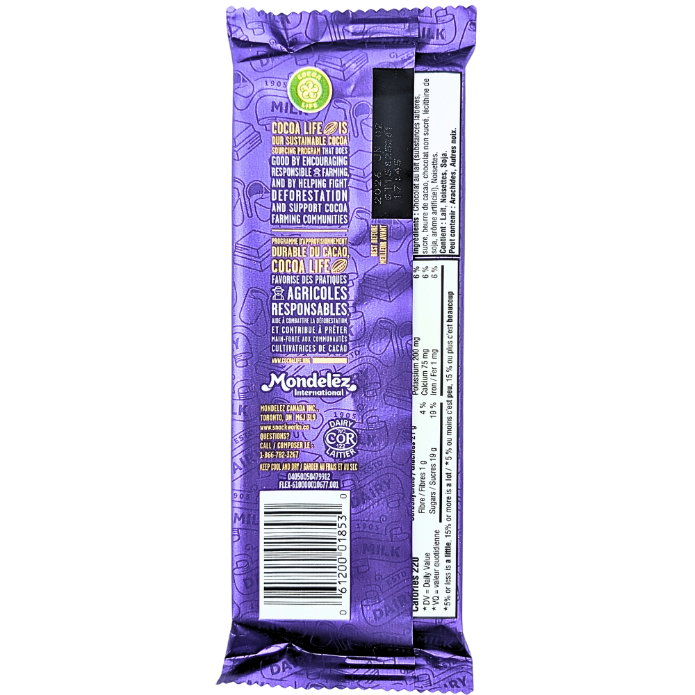 Cadbury Dairy Milk Hazelnut Bar - 90g