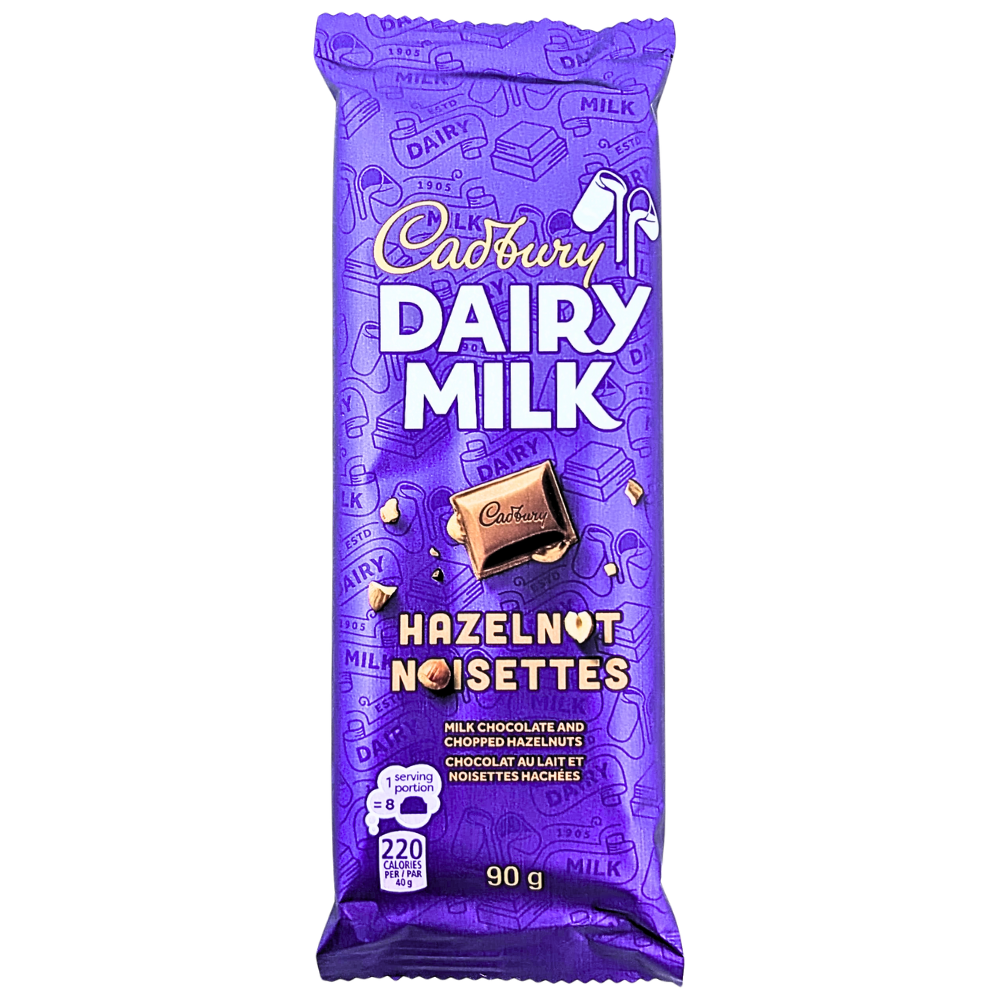 Cadbury Dairy Milk Hazelnut Bar - 90g