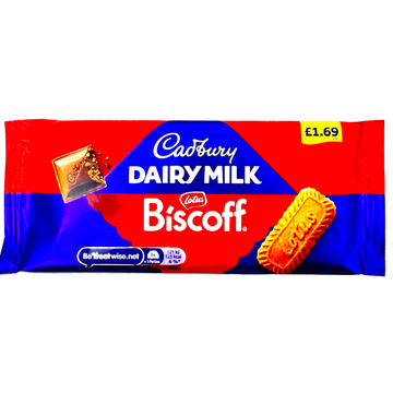 Cadbury Dairy Milk Lotus Biscoff (UK) - 95g