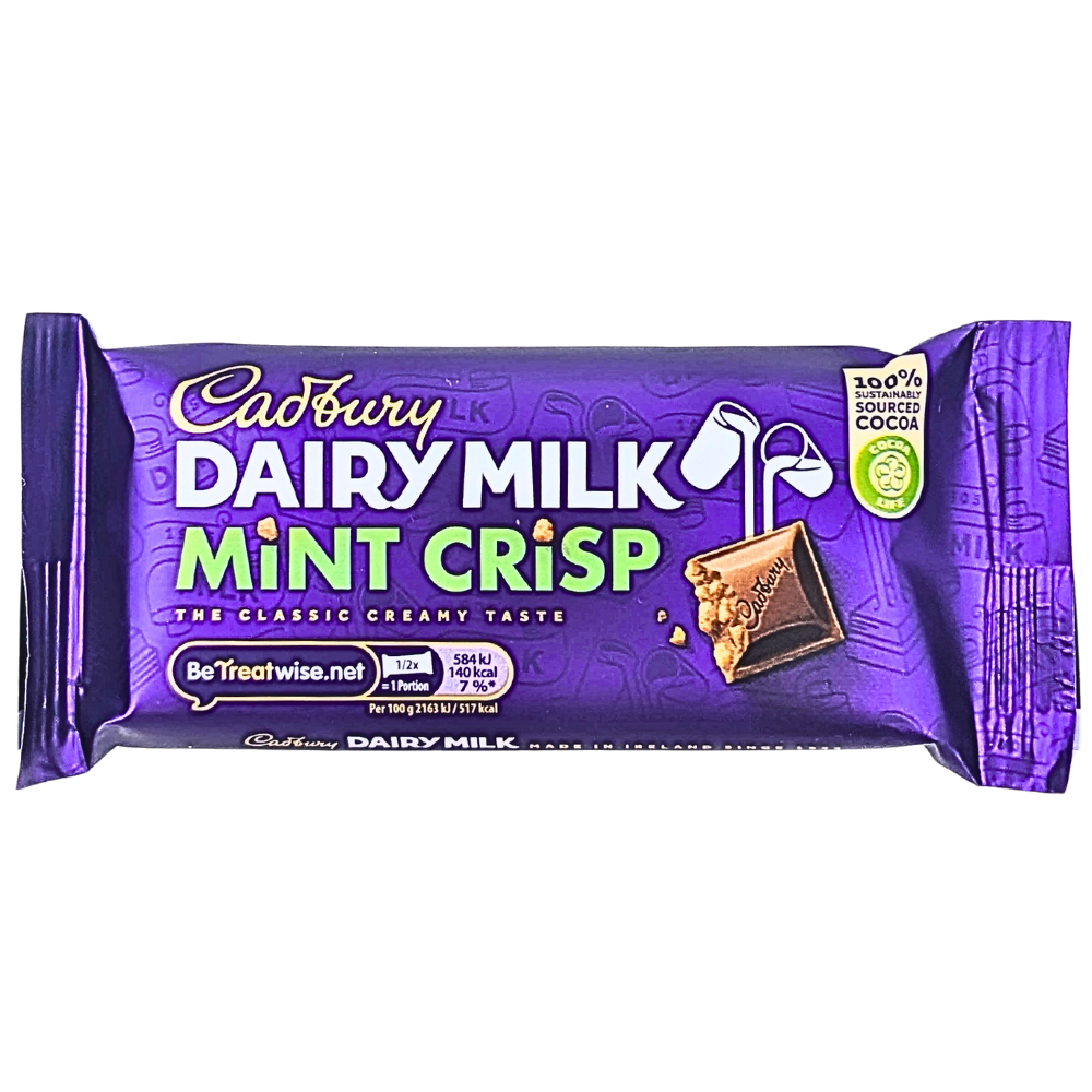 Cadbury Dairy Milk Mint Crisp (Ireland) - 54g
