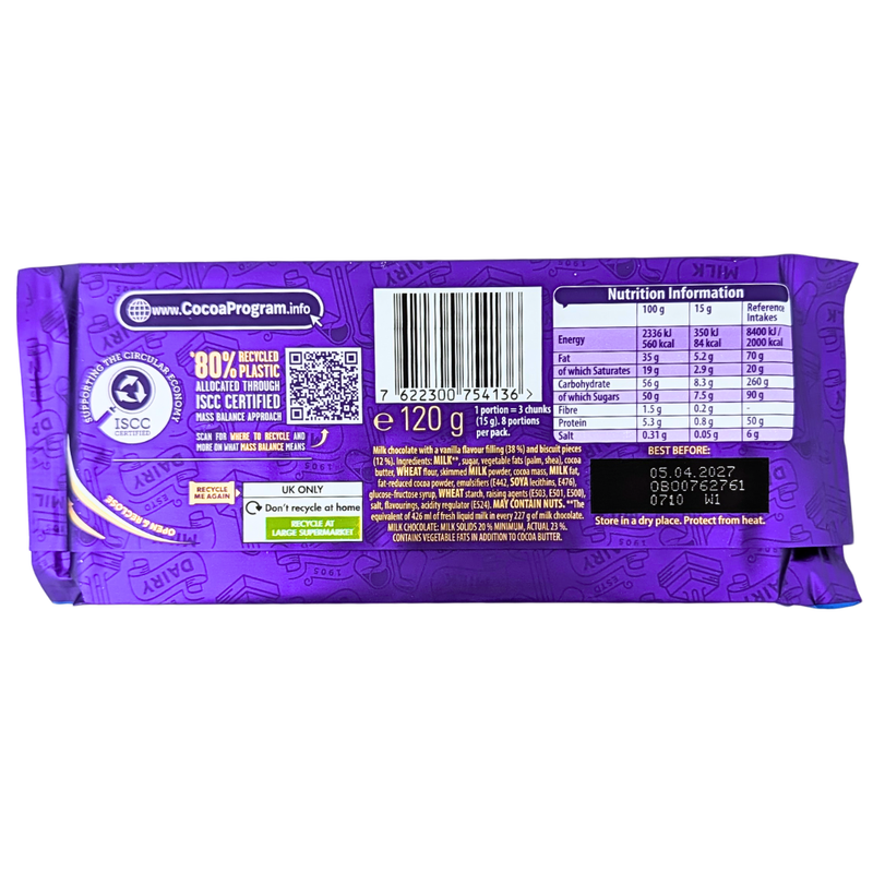 Cadbury Dairy Milk Oreo (UK) - 120g