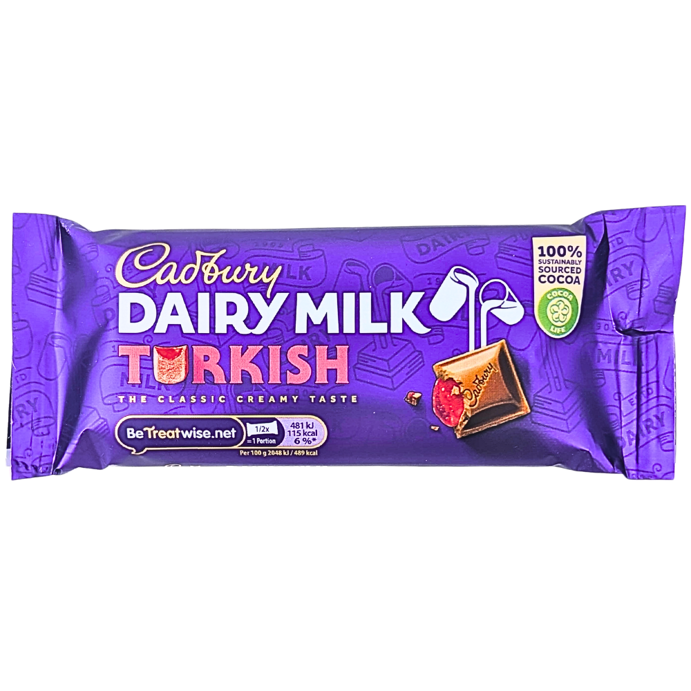 Cadbury Dairy Milk Turkish (Ireland) - 47g
