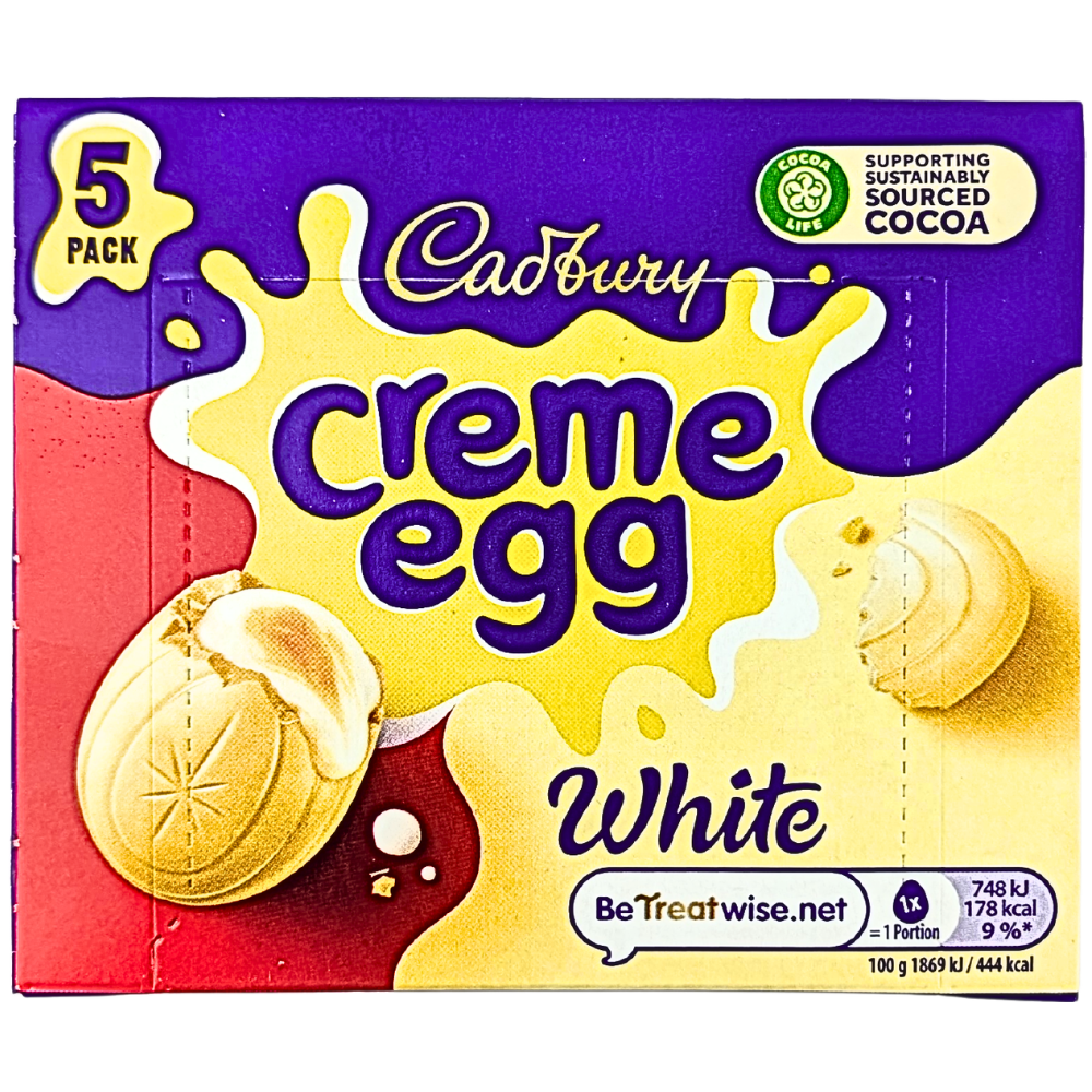 Cadbury Easter Creme Egg White 5PK (UK) - 200g