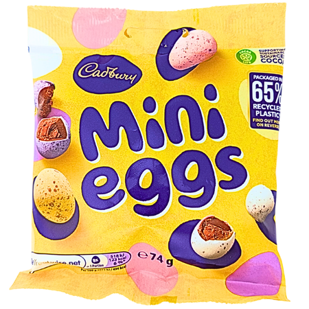 Cadbury Mini Eggs Peg bag (UK) - 74g
