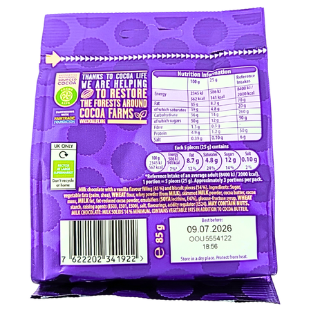 Cadbury Oreo Bites UK - 85g