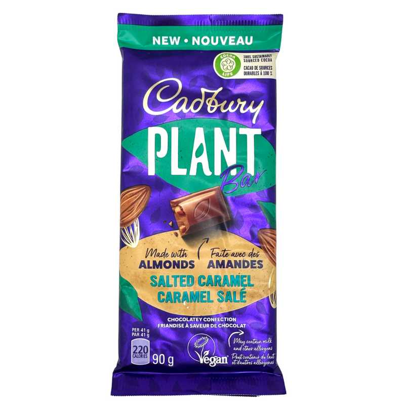 Cadbury Plant Bar Almond Salted Caramel - 90g