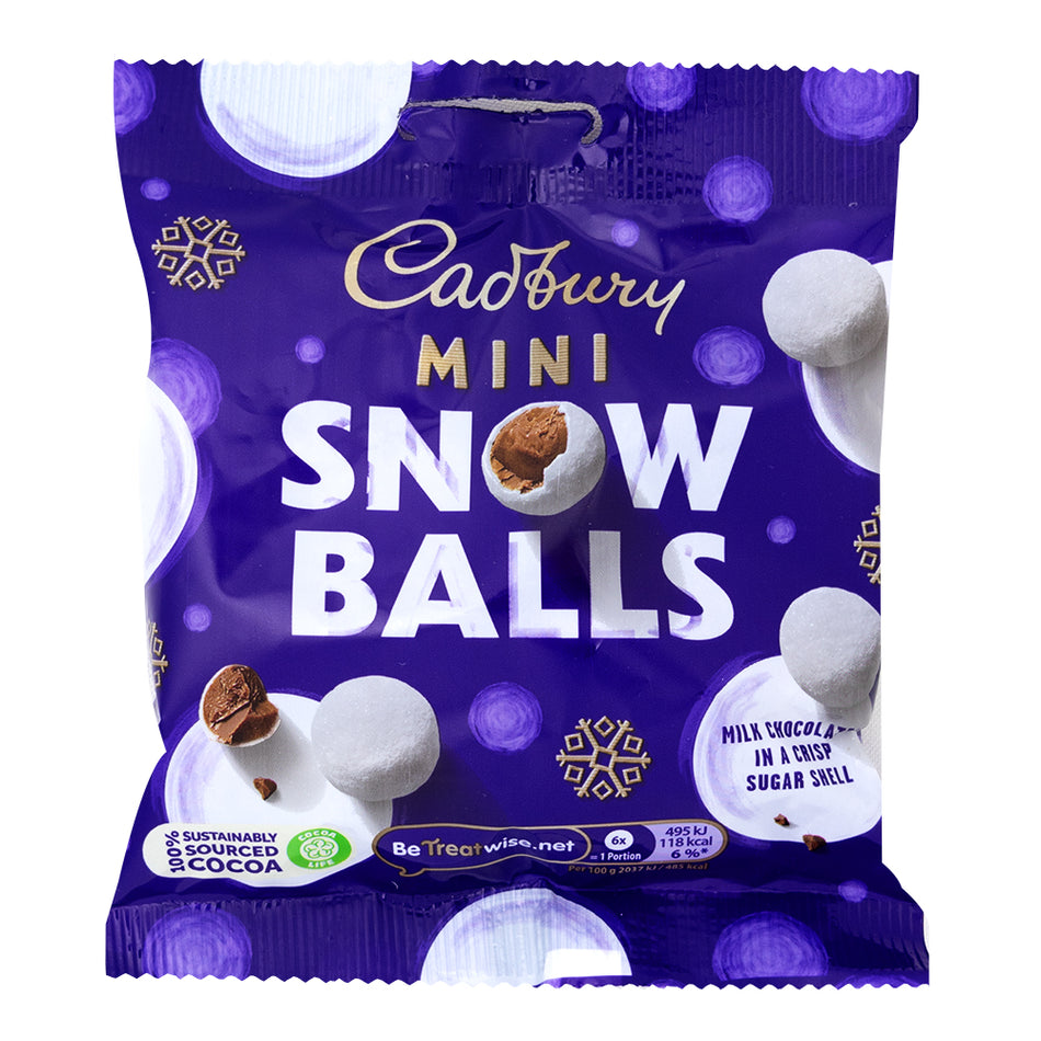 Cadbury Mini Snowballs (UK) - 80g