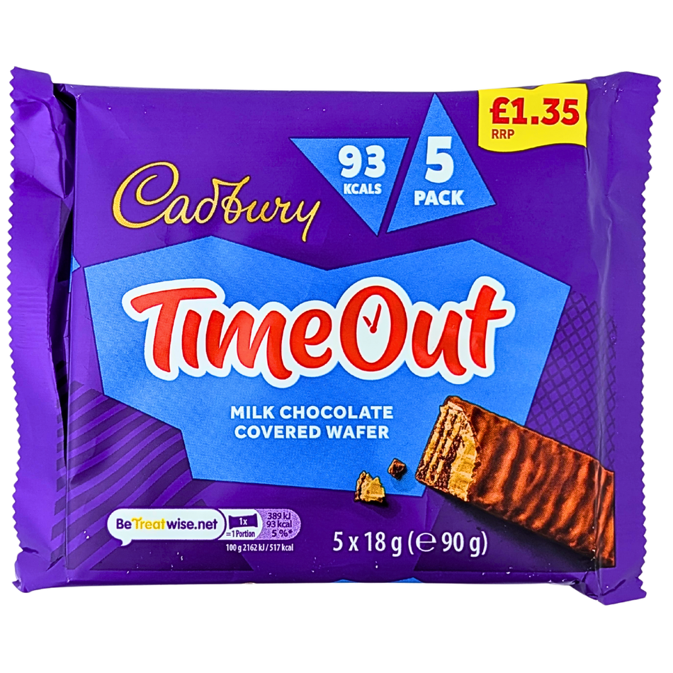 Cadbury Timeout 5 Pack (UK) - 90g