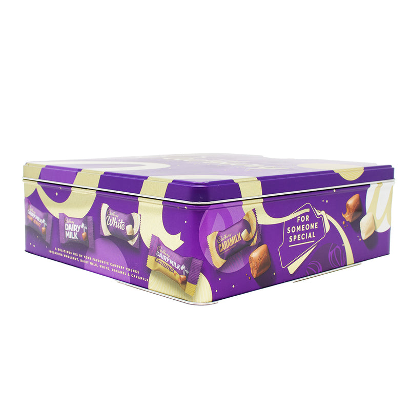 Cadbury Assortment Holiday Tin (UK) - 720g - British Chocolate - Cadbury Chocolate - Cadbury Caramilk