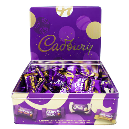 Cadbury Assortment Holiday Tin (UK) - 720g - British Chocolate - Cadbury Chocolate - Cadbury Caramilk