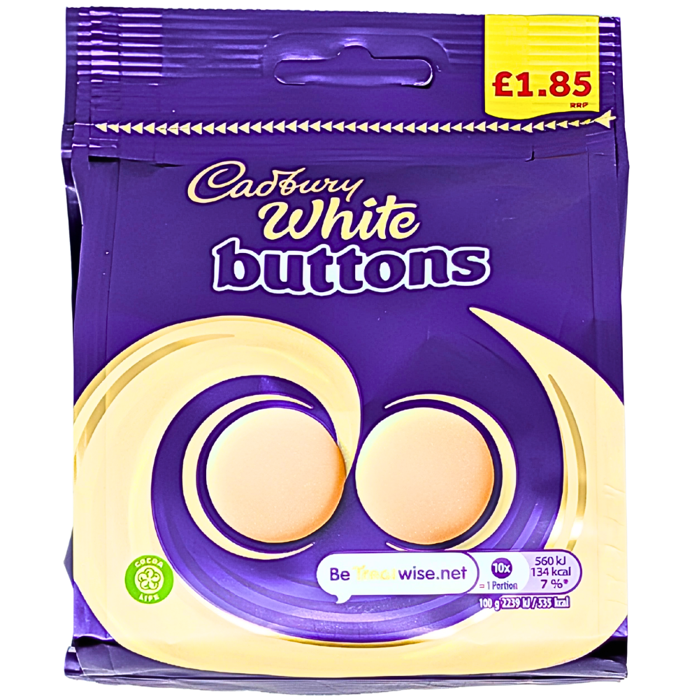 Cadbury White Buttons Bag (UK) - 85g