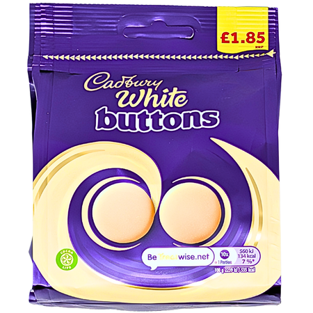 Cadbury White Buttons Bag (UK) - 85g