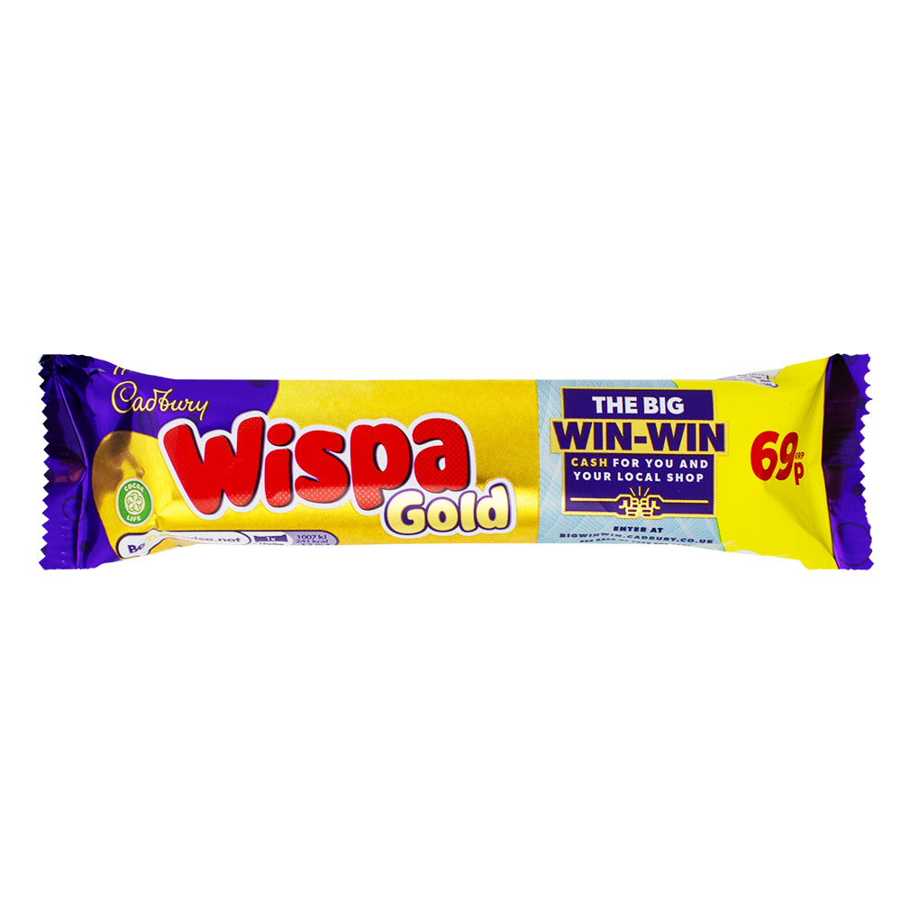 Cadbury Wispa Gold | British Chocolate Bar | Candy Funhouse – Candy ...