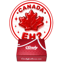Canadian Eh! Candy Fun Box - Canadian Candy - Canadian Chocolate - Classic Canadian Candy - Candy Box