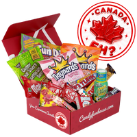 Canadian Eh! Candy Fun Box - Canadian Candy - Canadian Chocolate - Classic Canadian Candy - Candy Box