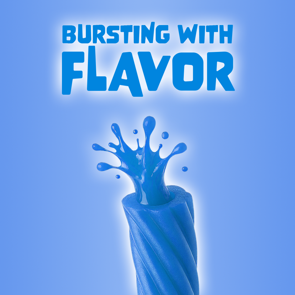 Candy Fun Street Blue Raspberry Twists- 3.17oz
