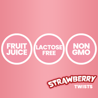 Candy Fun Street Strawberry Twists - 3.17oz
