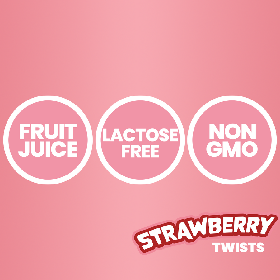 Candy Fun Street Strawberry Twists - 3.17oz