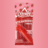 Candy Fun Street Strawberry Twists - 3.17oz