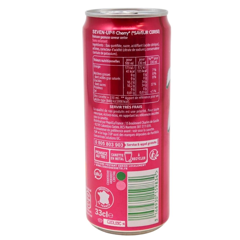 7up Cherry (France) - 330mL | Candy Funhouse – Candy Funhouse CA