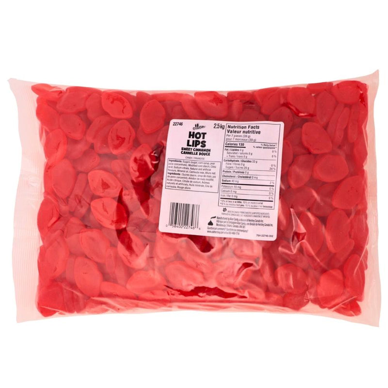 Allan Hot Lips Bulk Candy The Allan Candy Company 2.5kg - 1930s Allan Bulk Candy Allan Candy Bulk Canadian Nutrition Facts - Ingredients