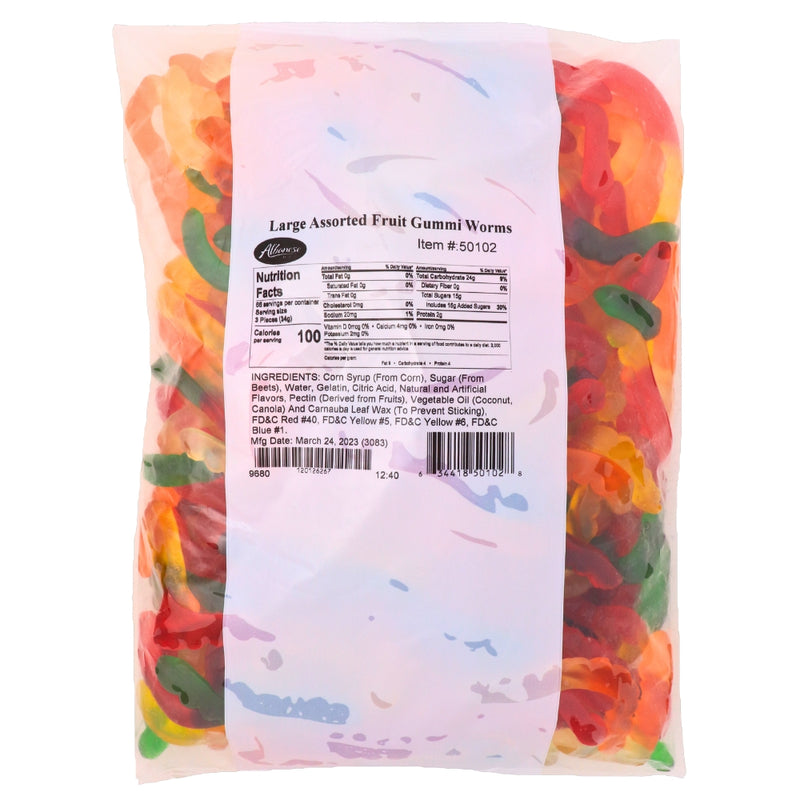 Albanese Large Assorted Gummi Worms