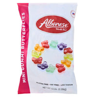 Albanese Mini Butterflies Gummi Candy Bulk fat free nut free dairy free gluten free kosher