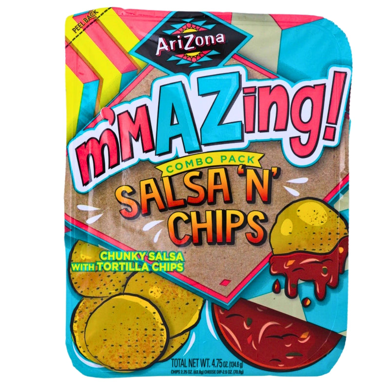 Arizona Combo Tray Salsa 'n' Chips 4.75oz Candy Funhouse