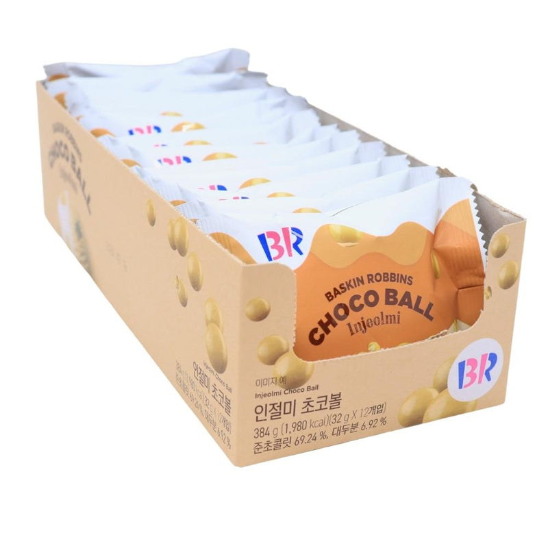 Baskin Robbin Injeolmi Choco Balls (China) - 32g Nutrition Facts Ingredients