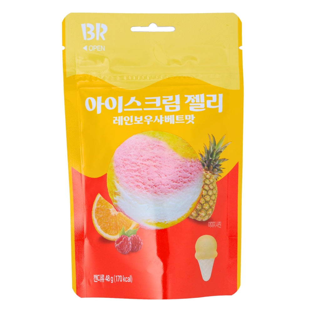 Baskin Robbin Rainbow Sherbet Jelly Candy (Korea) - 48g