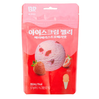 Baskin Robbin Very Berry Strawberry Jelly Candy (Korea) - 48g - Baskin Robbin - Baskin Robbins - Baskin Robbins Candy - Strawberry Candy - Berry Candy - Jelly Candy - Gummy - Gummy Candy - Gummies - Korean Candy - Korean Snacks - Candy from Korea