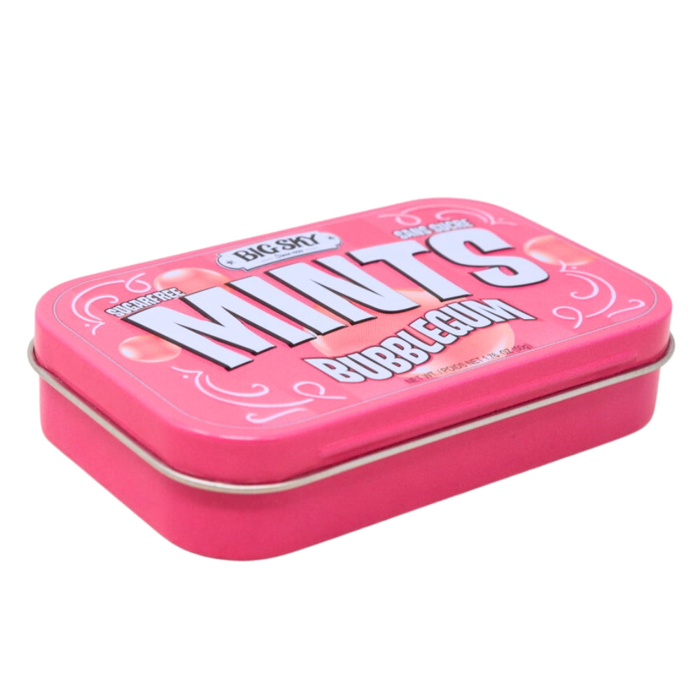 Big Sky Mints Bubble Gum - 50g - sugar-free candy - mint candies - bubblegum - bubble gum