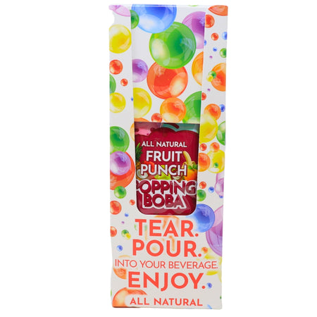 Boba Vida Fruit Punch - 3oz - Boba - Boba Fruit Punch - Fruit Punch Boba