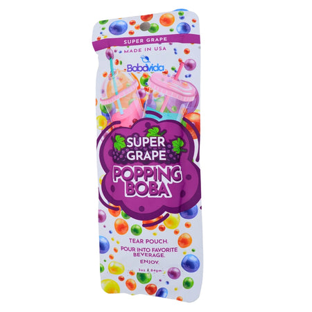 Boba Vida Super Grape - 3oz - - Boba - Grape Drink - Boba Drink