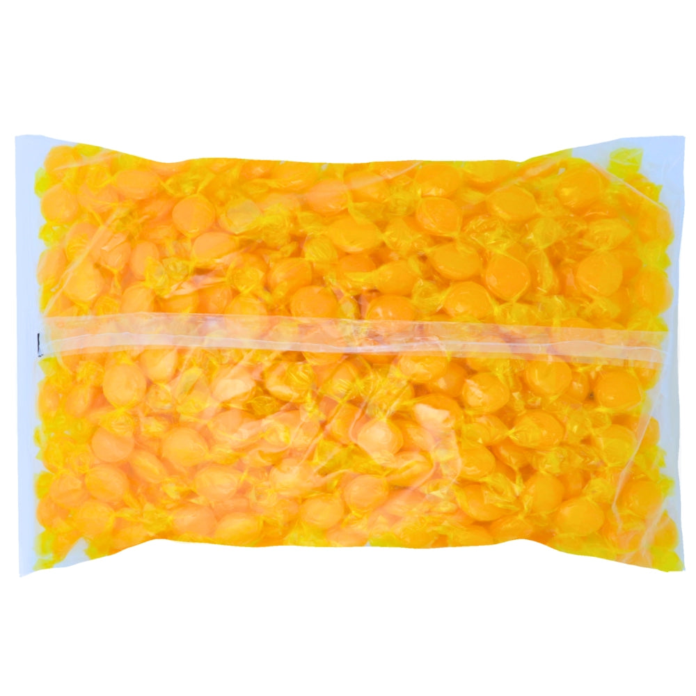 Butterscotch Discs Hard Candy Exclusive Candy 2kg - Bulk Butterscotch Candy Buffet Colour_Yellow gold