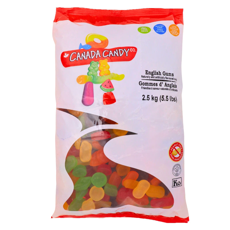 CCC English Gums - 2.5kg Bulk Candy