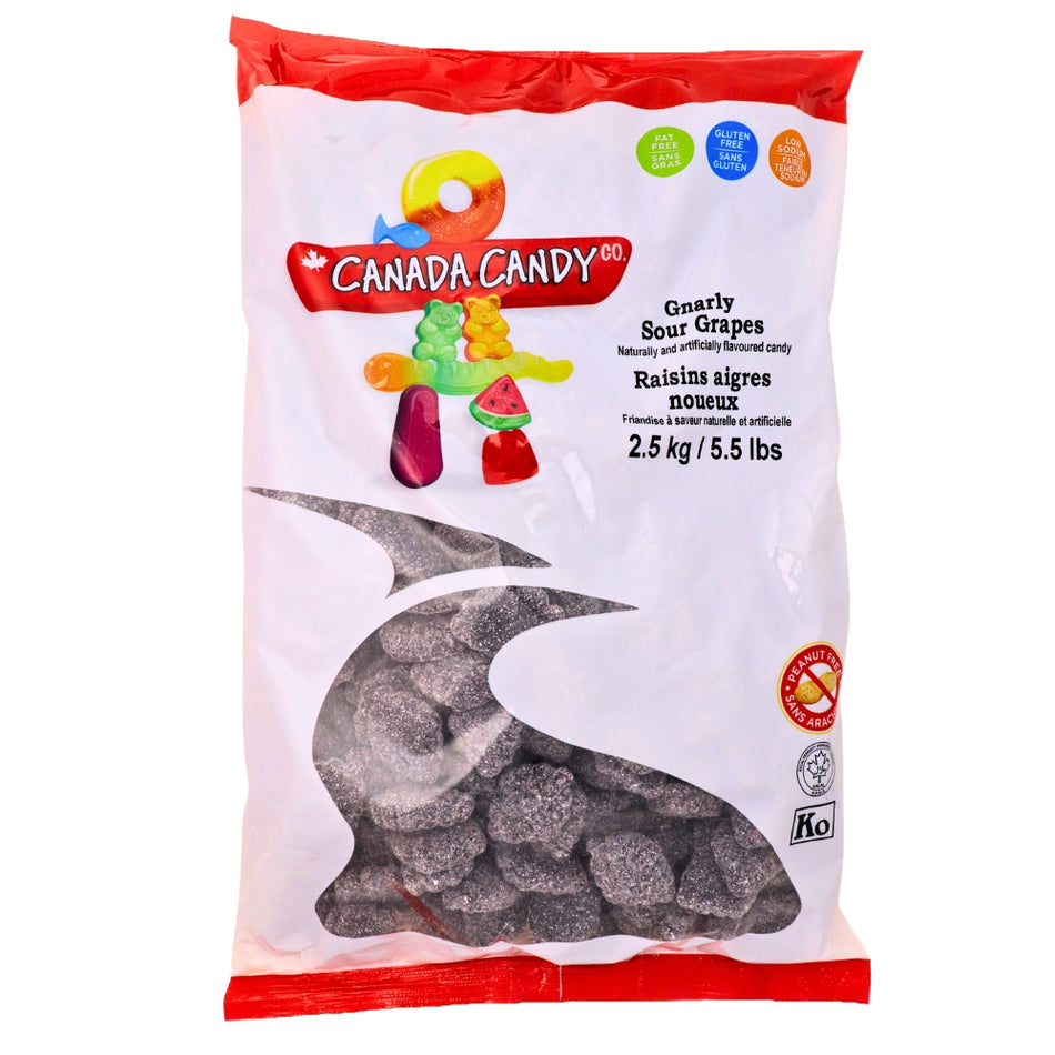 CCC Sour Gnarly Grapes Gummy Candy - 2.5kg Halal Candy