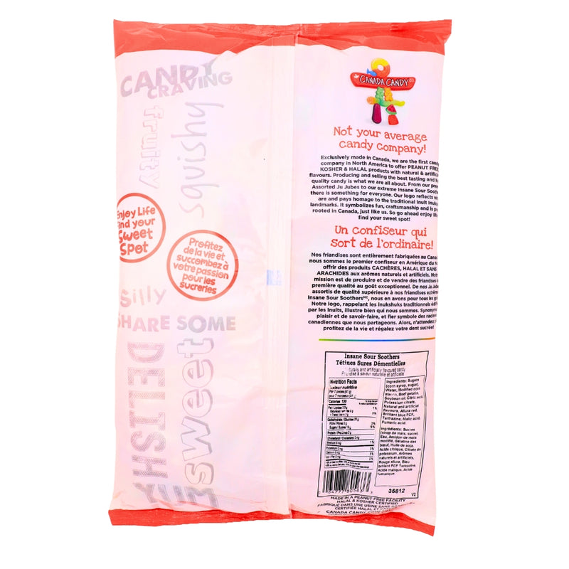 Insane Sour Soothers Candy Sour Keys Candy Funhouse