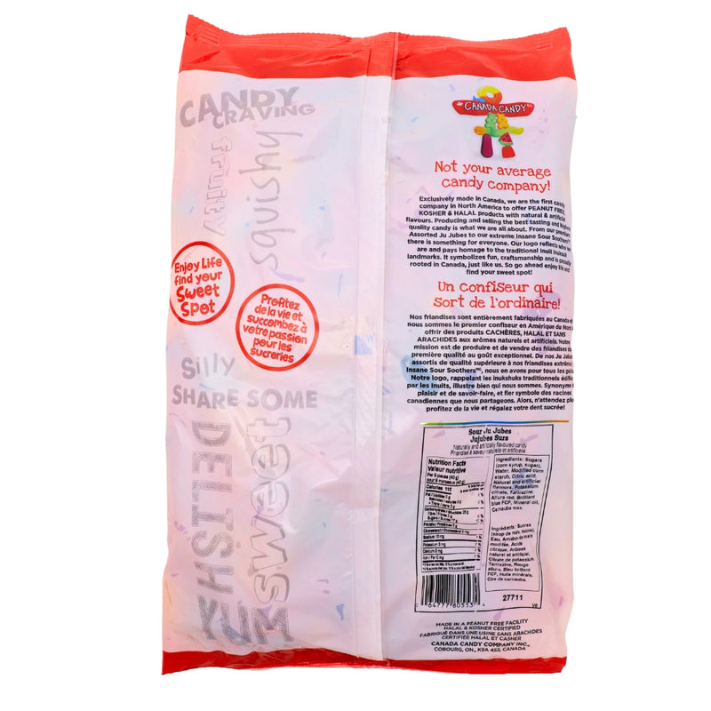 CCC Sour Ju Jubes Candy - 2kg Canadian Candy Halal