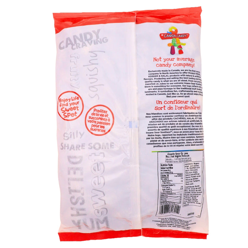CCC Sour Wild Watermelon Gummy Candy - 2.5kg Bulk Candy Nutrient Facts - Ingredients