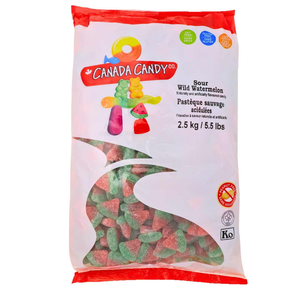 CCC Sour Wild Watermelon Gummy Candy - 2.5kg Bulk Candy