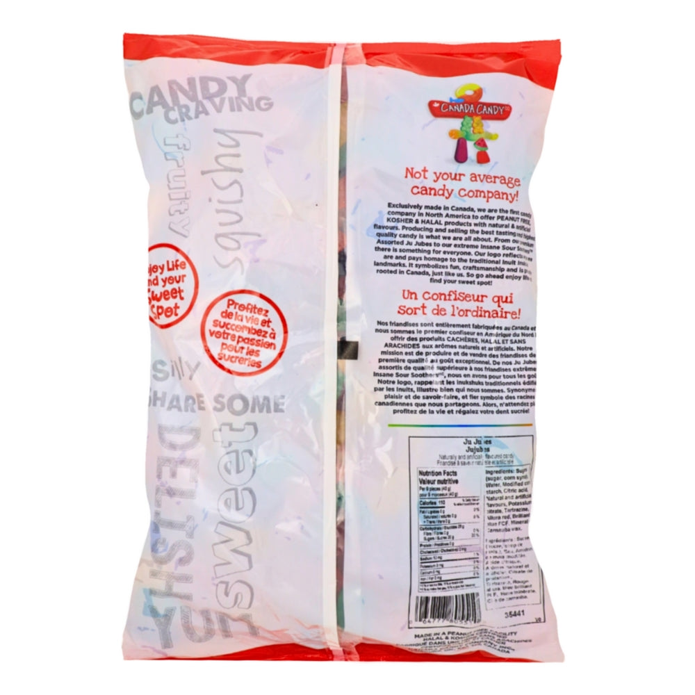 CCC Ju Jubes Gummi Candy - 2kg Nutrition Facts Ingredients