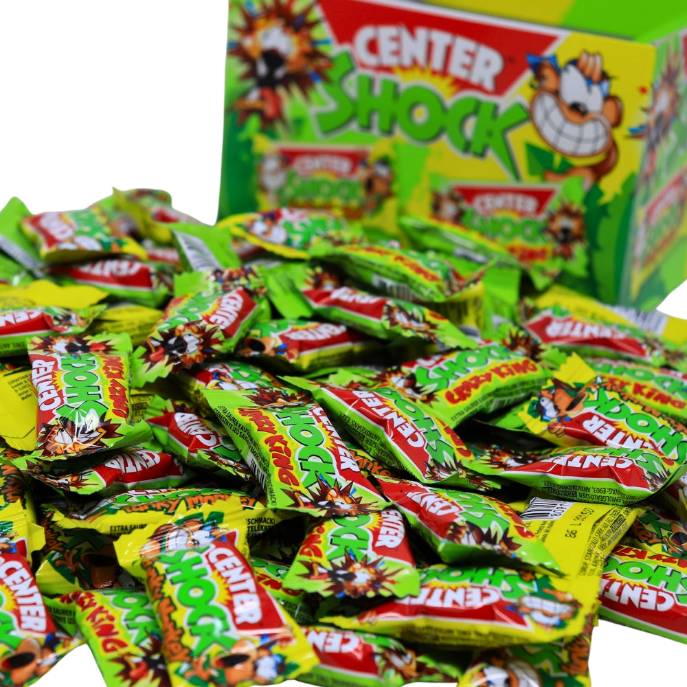 Center Shock Jungle Mix - Center Shock Jungle Mix - Exotic candy adventure - Flavour-packed candy assortment - Tropical taste explosion - Liquid-filled candy surprises - Berry and citrus flavour mix - Exciting candy experience - Fun and wild sweets - Candy assortment for enthusiasts - Jungle-themed candy delights - Center Shock - Center Shock Candy - Sour Candy