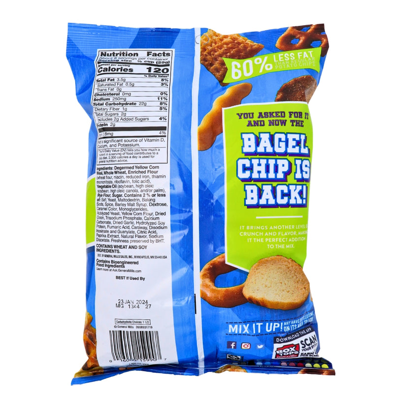 Chex Mix Traditional Snack Mix Family Size - 8.75oz Nutrition Facts Ingredients