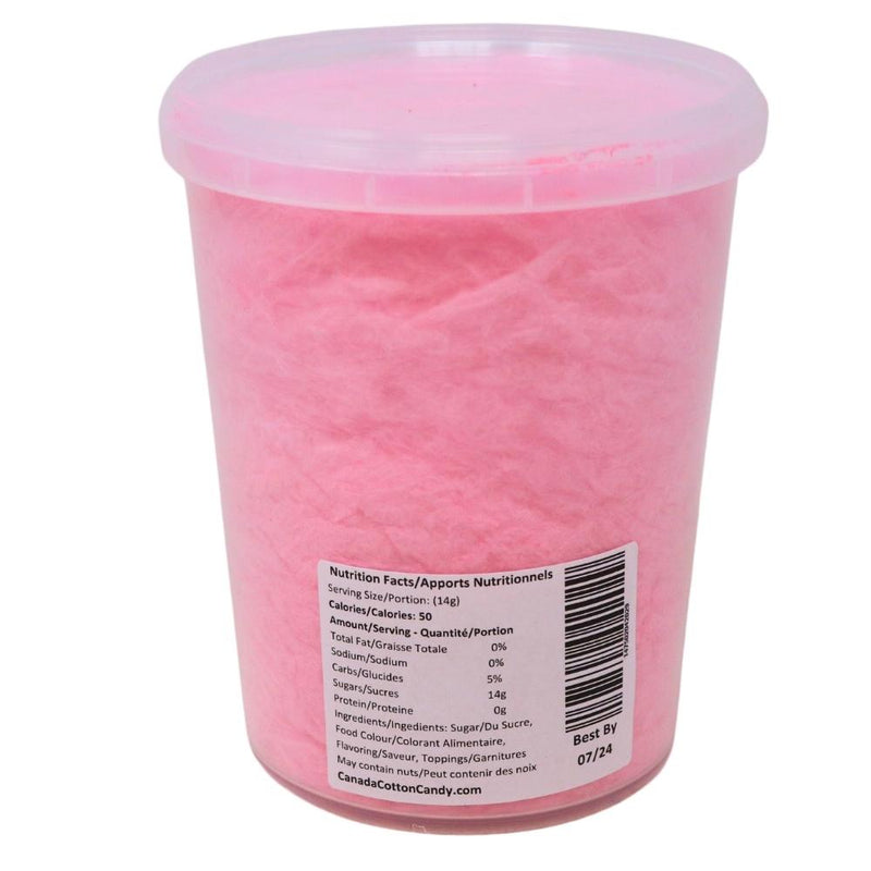 Cotton Candy Bubble Gum  - 60g Nutrition Facts Ingredients