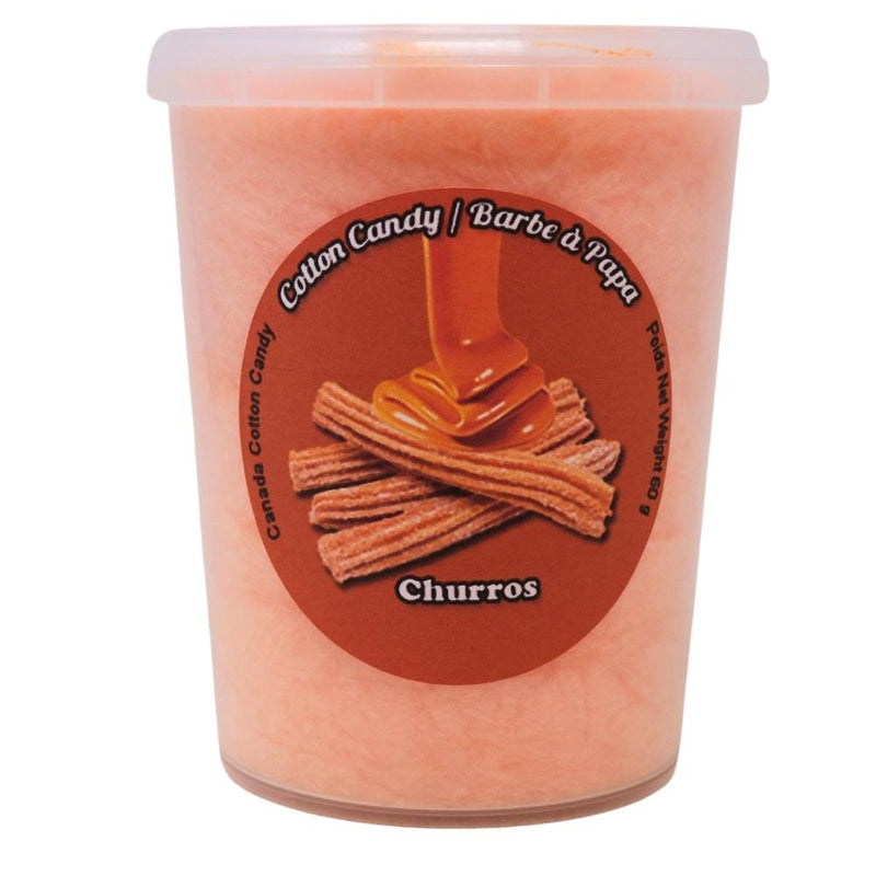 Cotton Candy Churro  - 60g, cotton candy, cotton candy churros, churros cotton candy