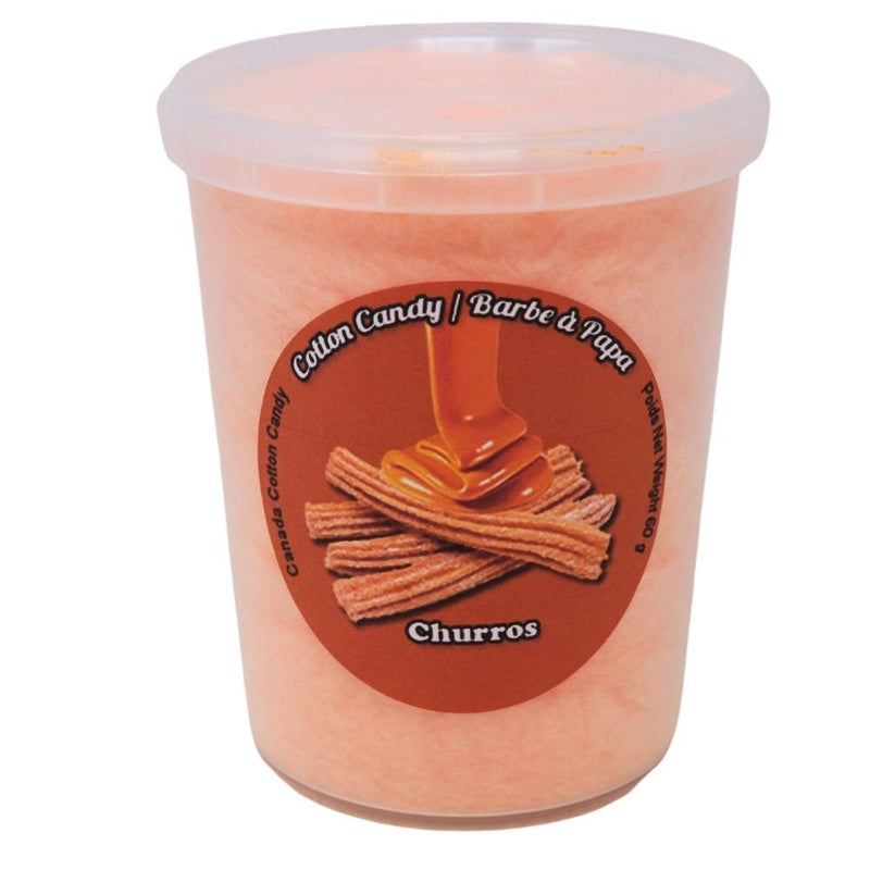 Cotton Candy Churro  - 60g, cotton candy, cotton candy churros, churros cotton candy