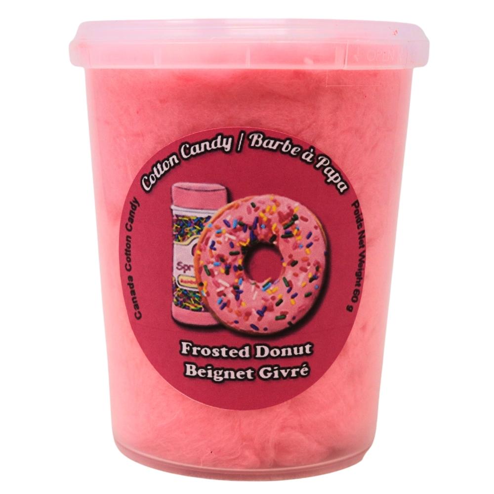 Cotton Candy Frosted Donut  - 60g, cotton candy, cotton candy frosted donut, frosted donut cotton candy