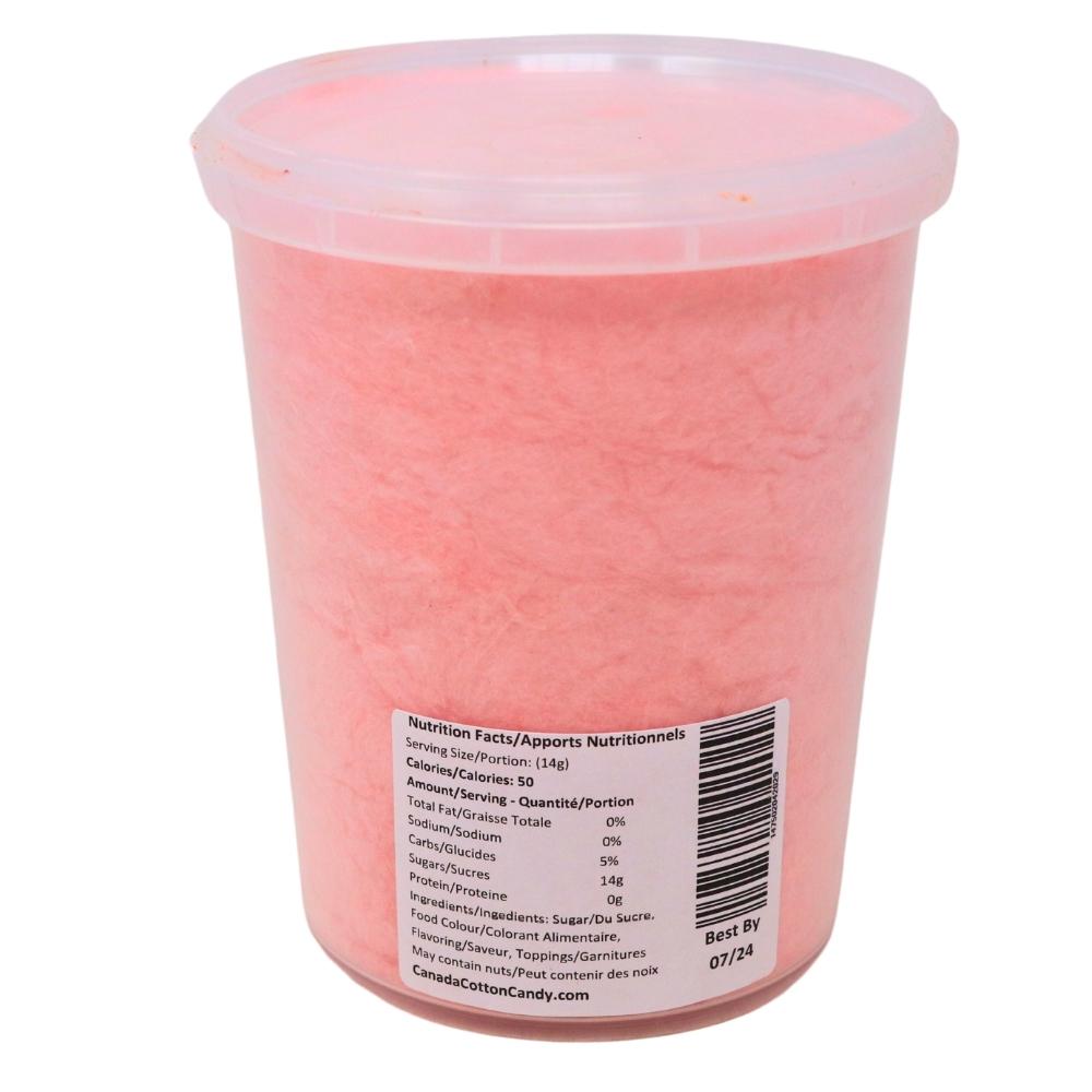 Cotton Candy Red Hot Cinnamon  - 60g Nutrition Facts Ingredients, cotton candy, cotton candy hot cinnamon