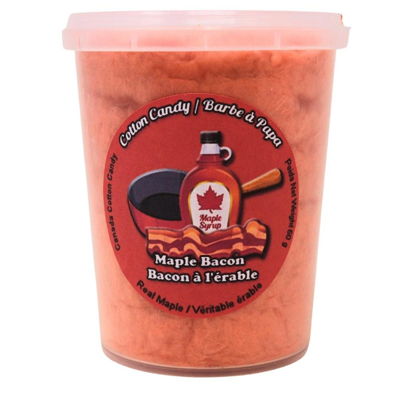 Cotton Candy Maple Bacon  - 60g, cotton candy, cotton candy maple bacon, maple bacon cotton candy